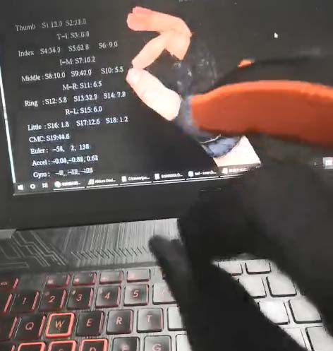 Wonglove19觸覺力數據（jù）手（shǒu）套